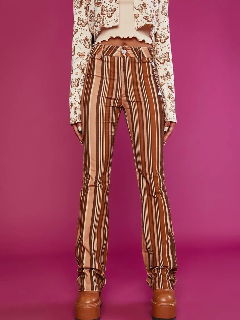 Bratz striped Corduroy Heart Pocket Pants - Picture 6 of 6